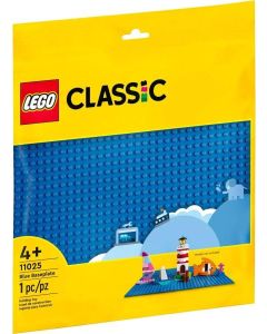 Blauwe bouwplaat Lego