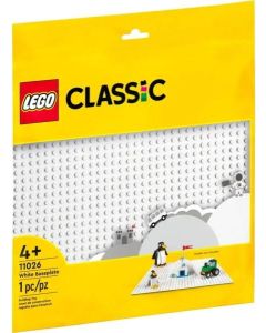 Witte bouwplaat Lego