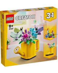 Bloemen in gieter Lego