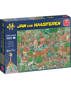 Puzzel - Jan Van Haasteren - Efteling Sprookjesbos (1000 Stukjes)-Kingtoys