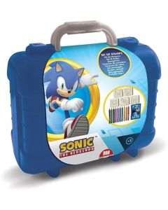 Schrijfset koffer Sonic: 81-delig